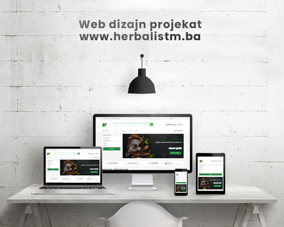 Izrada web shopa HerbalistM
