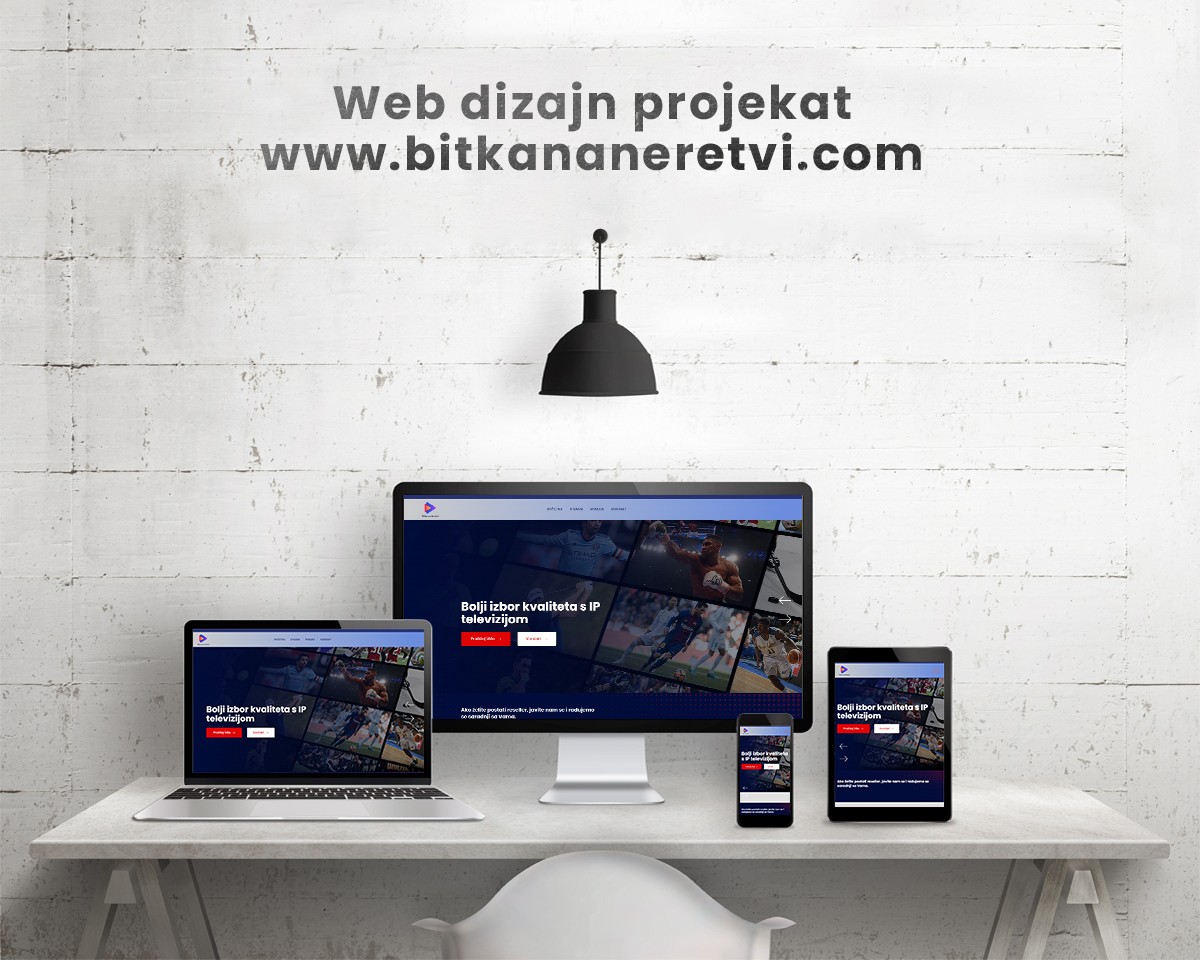 Izrada web stranice za IP TV