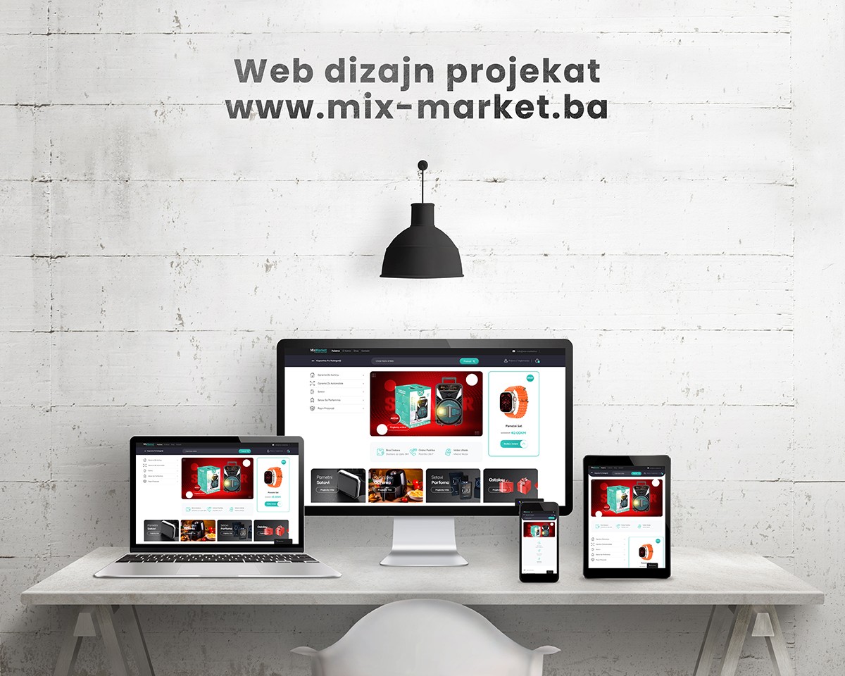 WebShop izrada projekat Mix Market