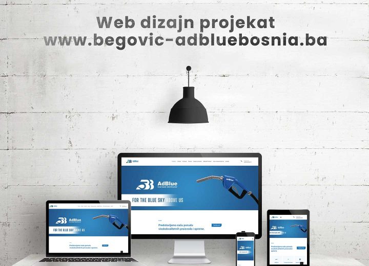 Izrada web stranice za Begovic BH - Web sajt - Aktuelno Design Sarajevo - Bosna i Hercegovina