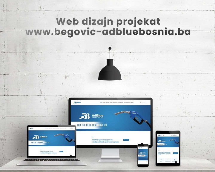 Izrada web stranice za Begovic BH - Web sajt - Aktuelno Design Sarajevo - Bosna i Hercegovina