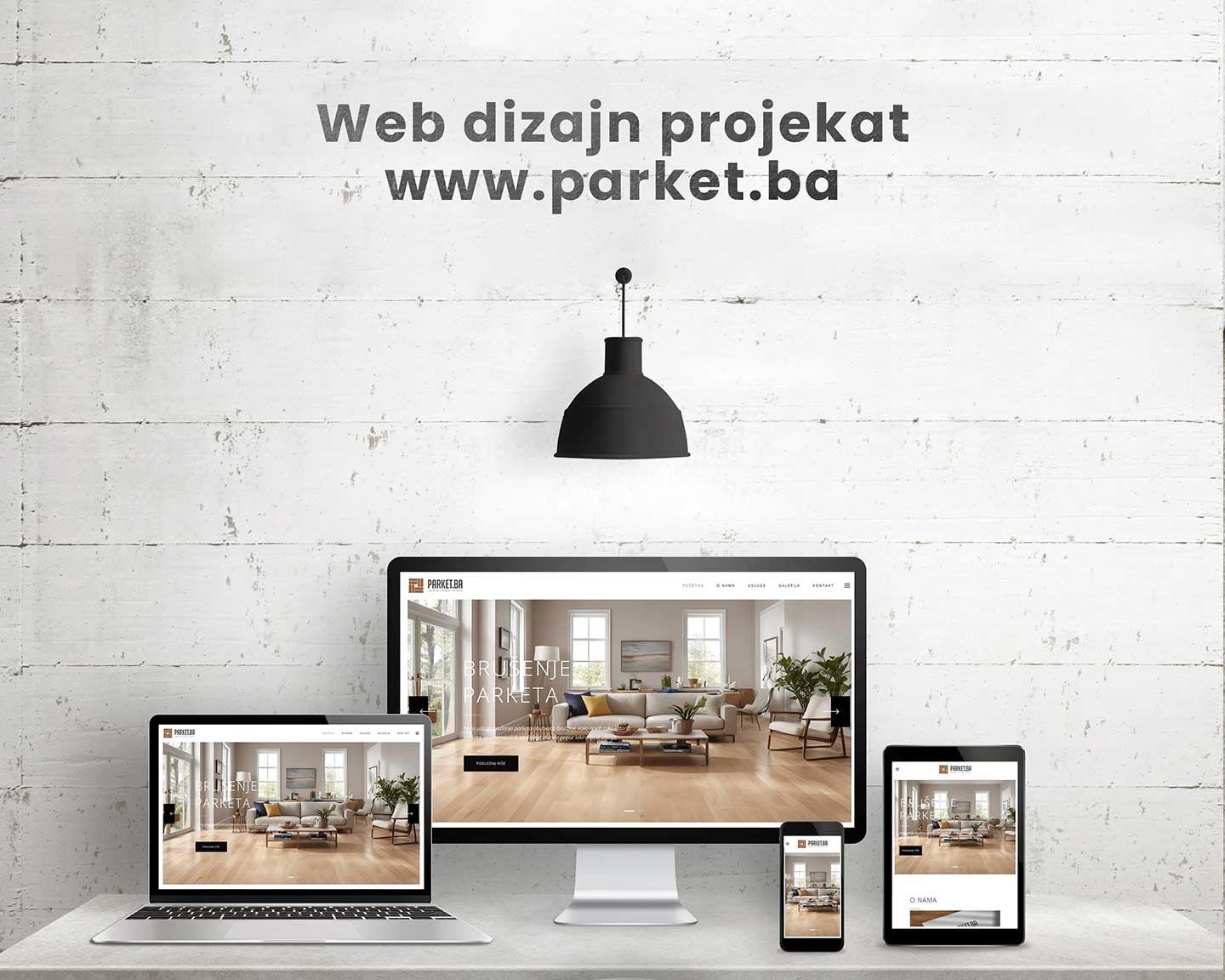 Izrada web stranice za parket.ba - Izrada web stranica - Aktuelno Design - Sarajevo Bosna i Hercegovina