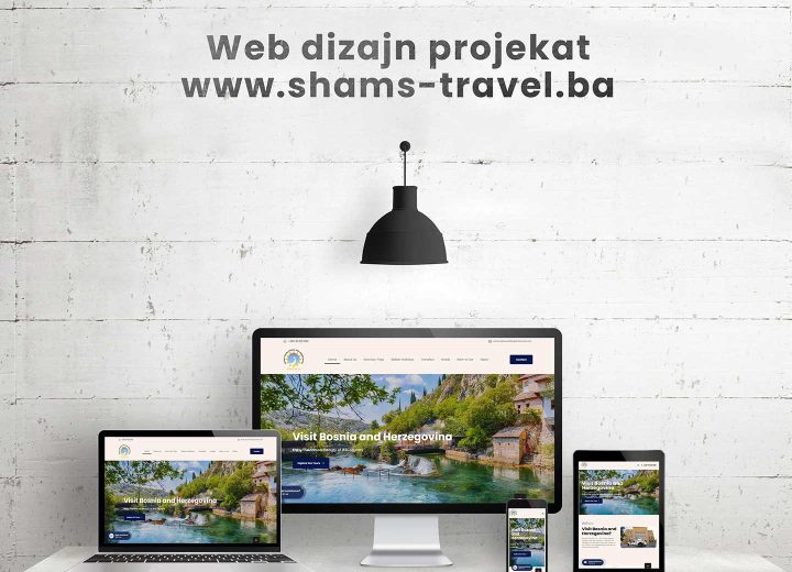 Izrada web stranice za turističku agenciju Shams Travel - Web dizajn - Aktuelno Design d.o.o. Sarajevo Izrada web stranica