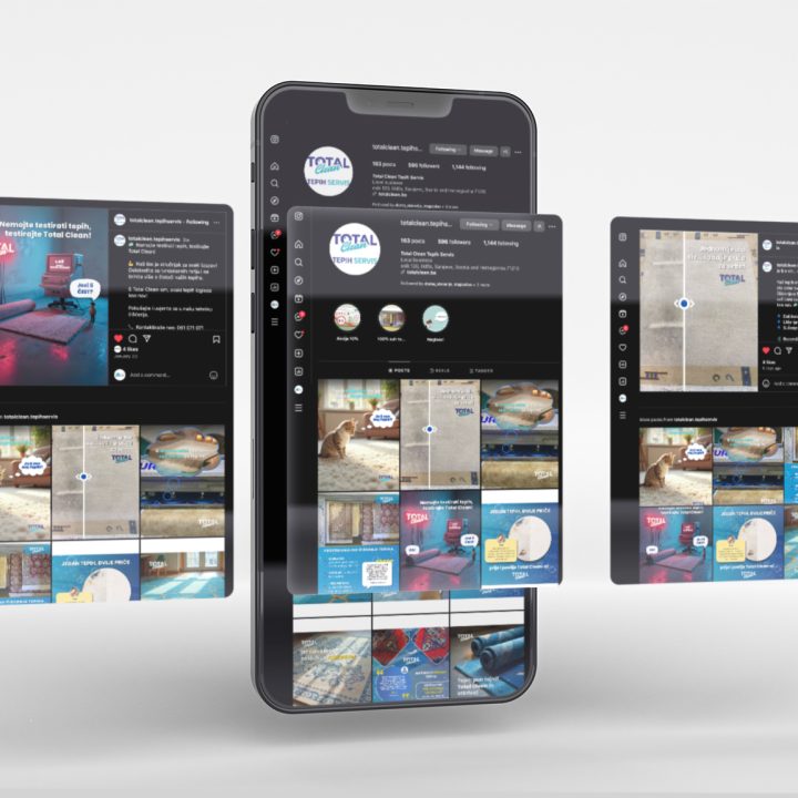 Vođenje društvenih mreža - TotalClean - Vodjenje facebooka, instagrama