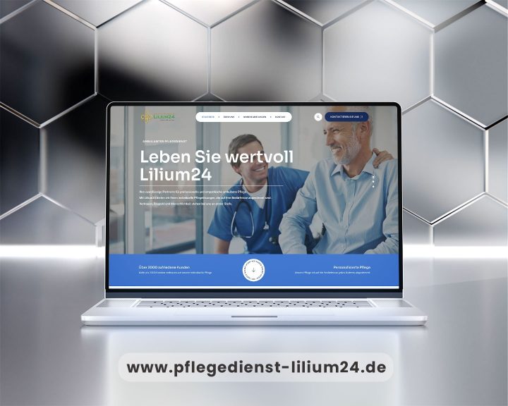 Web stranica za Lilium24 sa fokusom na njegu i empatiju prema pacijentima - Izrada web stranica Sarajevo