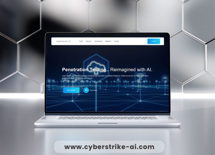 Web stranica za Cyber Strike AI sa fokusom na sajber sigurnost - Izrada web stranica Sarajevo