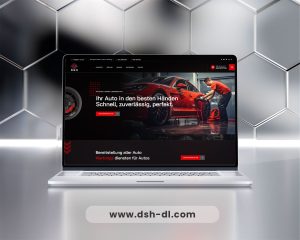 Moderni web dizajn za DSH-DL servis vozila u Sarajevu - Izrada web stranica Sarajevo